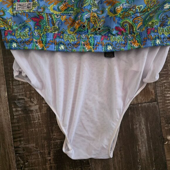 Polo Ralph Lauren Men's Swim Shorts Trunks Tropical Floral Paisley Size XXL - Picture 6 of 8
